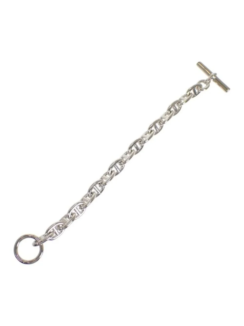 Hermes Chaine D'ancre Koma Ble W/925 Sterling Silver Bracelet
